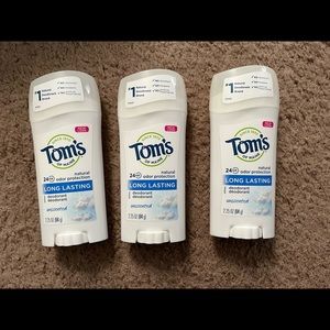 Tom’s Deodorant - 3 pack